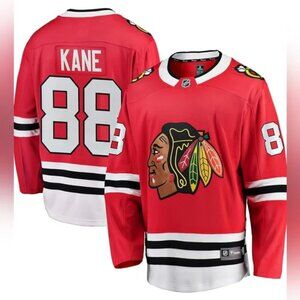 Fanatics NHL Chicago Blackhawks Patrick Kane Breakaway Jersey Mens Size 2XL Red